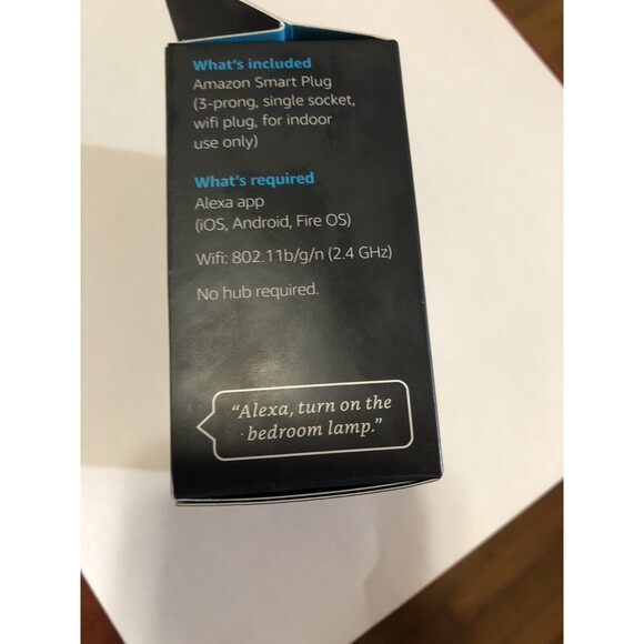 Amazon Smart Plug Works with Alexa Control Lights w/ Voice Easy to Set Up-White - Picture 3 of 5